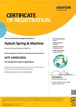 HyTech Spring IATF